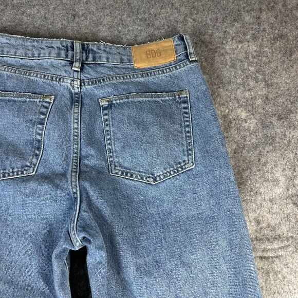 BDG Urban Outfitters Mom Jeans 29X32 High Rise Medium Wash Denim - Picture 10 of 10